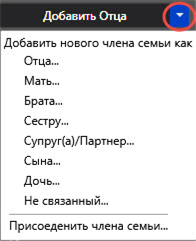 Название: Интерфейс добавления персоны не связанной ни с кем